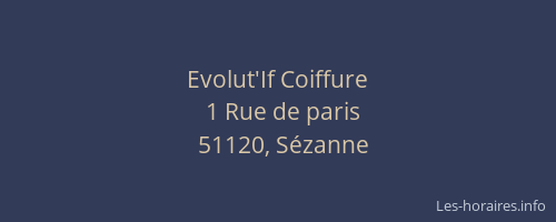 Evolut'If Coiffure