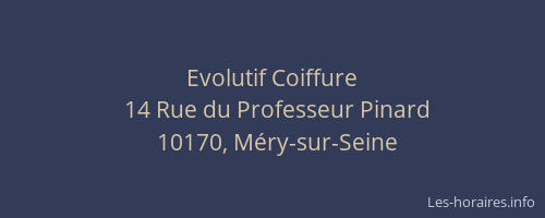 Evolutif Coiffure