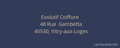 Evolutif Coiffure