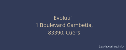 Evolutif