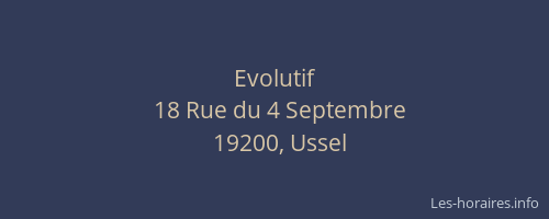 Evolutif