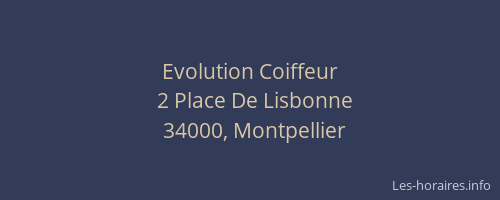 Evolution Coiffeur