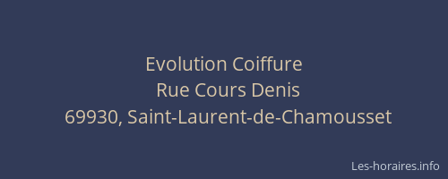 Evolution Coiffure
