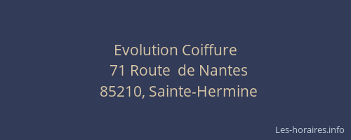 Evolution Coiffure