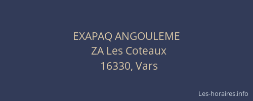 EXAPAQ ANGOULEME