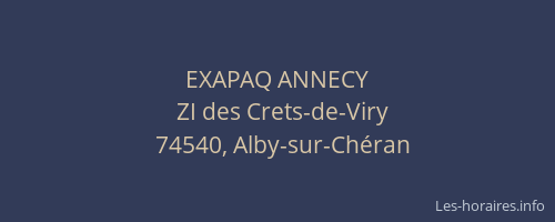 EXAPAQ ANNECY