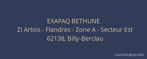 EXAPAQ BETHUNE