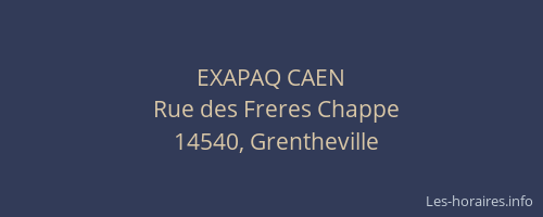 EXAPAQ CAEN