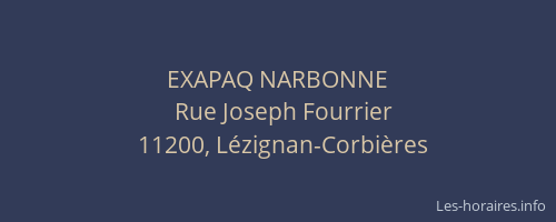 EXAPAQ NARBONNE