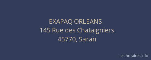 EXAPAQ ORLEANS