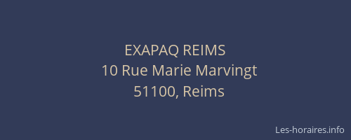 EXAPAQ REIMS