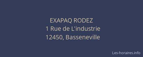 EXAPAQ RODEZ