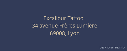 Excalibur Tattoo