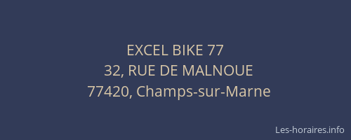 EXCEL BIKE 77
