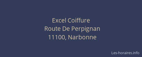 Excel Coiffure