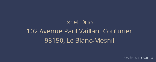 Excel Duo