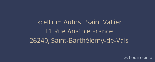 Excellium Autos - Saint Vallier