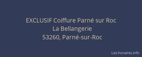 EXCLUSIF Coiffure Parn&eacute; sur Roc