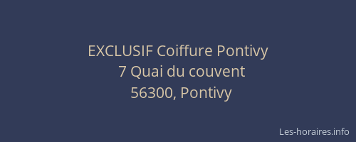 EXCLUSIF Coiffure Pontivy
