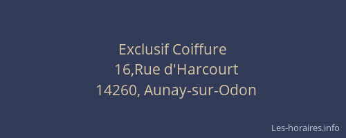 Exclusif Coiffure