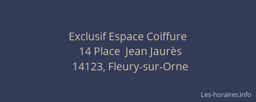 Exclusif Espace Coiffure