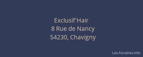 Exclusif'Hair