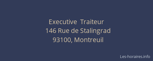 Executive  Traiteur