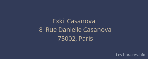 Exki  Casanova