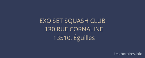 EXO SET SQUASH CLUB