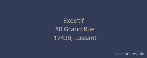 Exos'tif