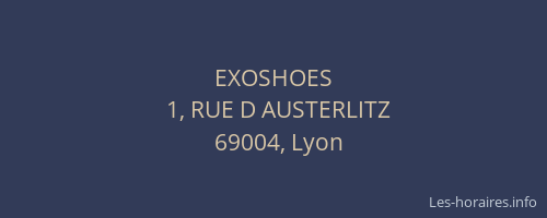 EXOSHOES