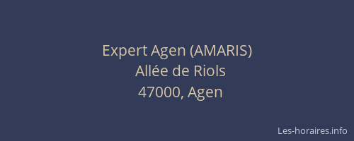 Expert Agen (AMARIS)