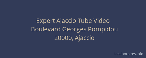 Expert Ajaccio Tube Video