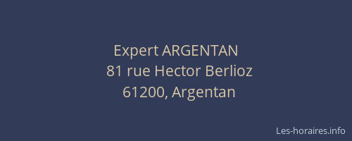 Expert ARGENTAN