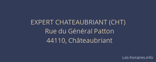 EXPERT CHATEAUBRIANT (CHT)