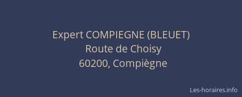 Expert COMPIEGNE (BLEUET)