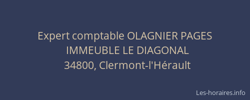 Expert comptable OLAGNIER PAGES