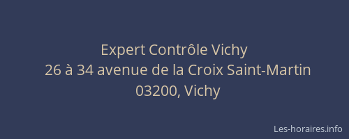 Expert Contrôle Vichy