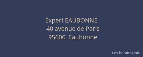 Expert EAUBONNE