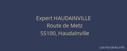 Expert HAUDAINVILLE