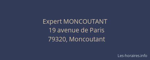 Expert MONCOUTANT
