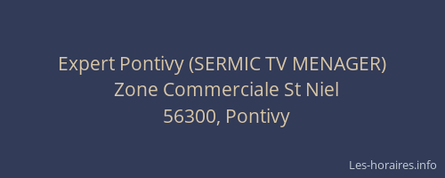 Expert Pontivy (SERMIC TV MENAGER)