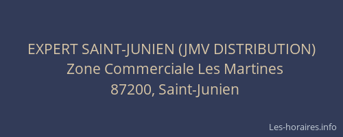 EXPERT SAINT-JUNIEN (JMV DISTRIBUTION)