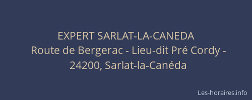 EXPERT SARLAT-LA-CANEDA