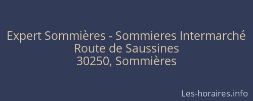 Expert Sommières - Sommieres Intermarché