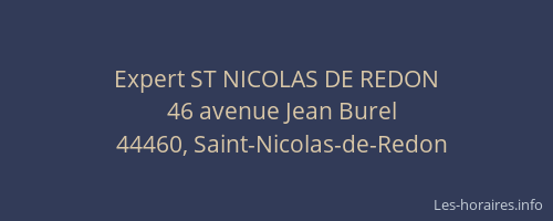 Expert ST NICOLAS DE REDON