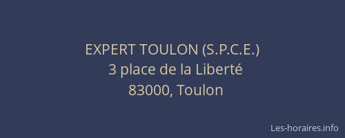 EXPERT TOULON (S.P.C.E.)