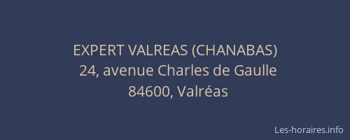 EXPERT VALREAS (CHANABAS)