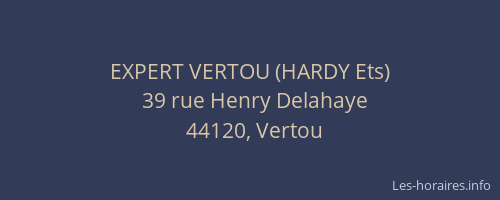 EXPERT VERTOU (HARDY Ets)