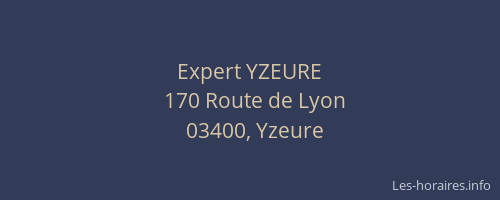 Expert YZEURE
